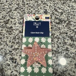 Roller Rabbit Pink Pearl Claw Hair Clip
